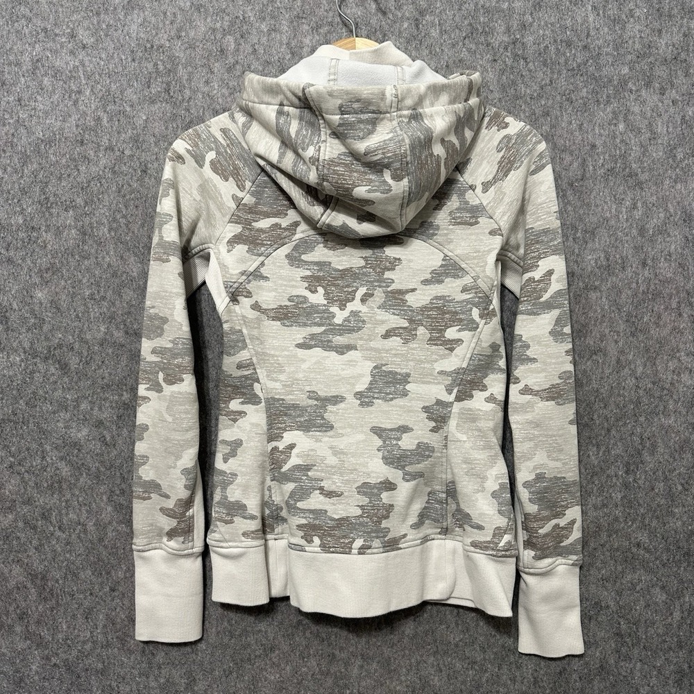 Athleta Triumph Hoodie Full Zip Camo Women's Sz XS Athletic Running Comfort - Picture 2 of 9